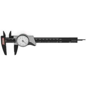 SPI 30-412-1 Super Polymid Inch Dial Caliper with White Dial: 0" - 6" Range - Picture 1 of 5