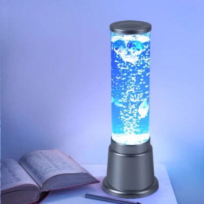 Colonna D'Acqua Cambio Colore Luce da Tavolo Soggiorno di Acqua LED RGB H - Immagine 1 di 4