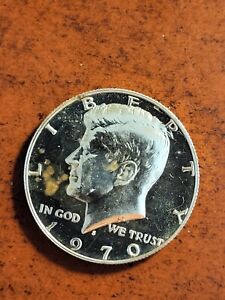 1970 S Kennedy Proof Silver Half Dollar, San Francisco     INV05     h176