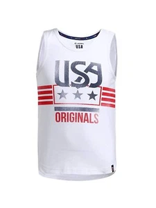  Jockey Boys Cotton T-Shirt Regular Fit USA Originals Graphic Print Curved hemli - Picture 1 of 5