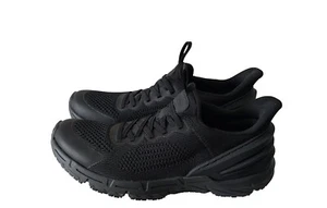 Neu TredSafe Herren US 8 M schwarz Netz Anti-Müdigkeit Öl rutschfest Slipper Schuhe - Bild 1 von 5