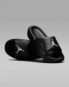 New Nike Jordan Air Franchise Slides Shoes - Black (HF3263-001) - Picture 1 of 6