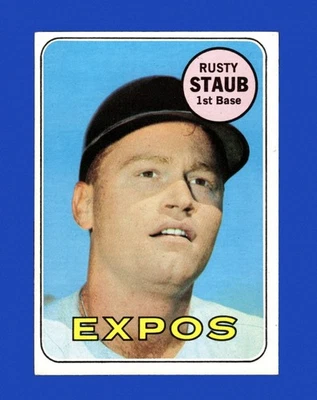 1969 Topps Set-Break #230 Rusty Staub como nuevo *GMCARDS* Foto 1 de 2