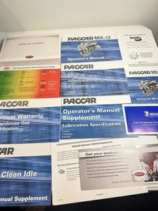 Peterbilt 579/567 PACCAR MX-13 Owners Manuals 2008-2017 - Picture 1 of 5