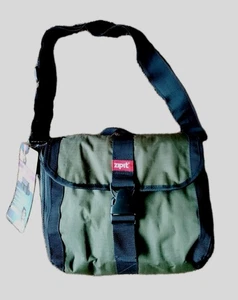 New ZIPIT Reversible MESSENGER-LAPTOP 2-Style BAG Spruce GREEN Has TAG - Picture 1 of 8