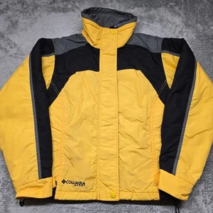Chaqueta Columbia Para Hombre S Color Amarillo Bloque Cremallera Completa Cierre a Presión Forrada Exterior - Imagen 1 de 18