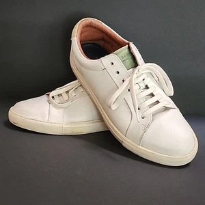Sneaker Ted Baker London da uomo taglia 10 EU 43 Udamo in pelle bianca 247355 - Foto 1 di 9