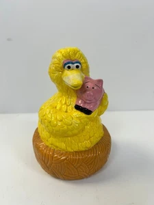 Hucha retro Sesame Street The Muppets Big Bird con tapón Jim Henson - Imagen 1 de 6