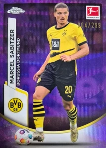 Topps Chrome Bundesliga 2023/24 Marcel Sabitzer Refractor Purple Wave /299  #24  - Bild 1 von 3