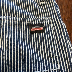 Pantalones Cortos Dickies De Colección Para Hombres 42 Azul Blanco Rayas Carpintero Ropa de Trabajo Utilidad Y2K - Imagen 1 de 11