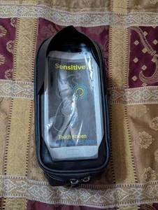 Radfahren Fahrrad Vorderes Oberrohr Rahmen Aufbewahrungstasche Wasserdicht Handy Halter Etui 6,0" - Bild 1 von 2