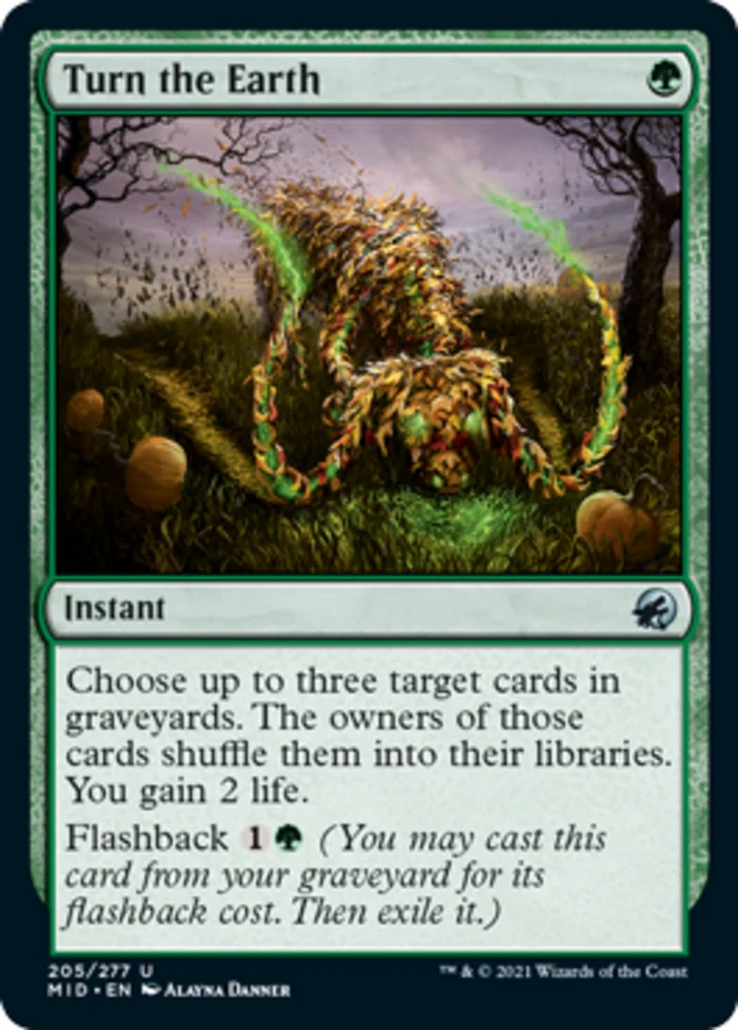 x1 Turn the Earth - Innistrad: Midnight Hunt - NM - MTG - Image 1 of 1