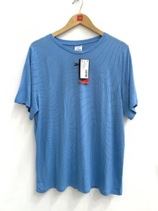 Reebok Short Sleeve Training Top Speed Wick HB6413 Blue Womens 1X 20W UK 22 - Picture 1 of 9