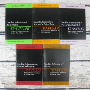 GDW Traveller Double Adventure 1-5 Science Fiction Adventure Far Future RPG - Picture 1 of 3