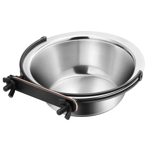 Stainless Steel Feeder Water Cup for Bird Cage Food Holder Birds - Picture 1 of 9