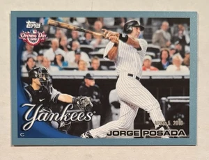 2010 Topps Opening Day - Jorge Posada #54 Blue /2010 - Picture 1 of 2