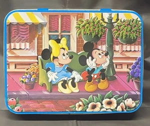 Vintage 80’s Walt Disney World Hudson-Scott & Sons Ltd Salt Water Taffy Tin - Picture 1 of 13