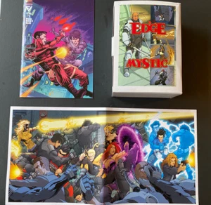The Edge #1 Comic with MYSTIC Action Figure, Poster & sticker, Second Sight RARE - Picture 1 of 12