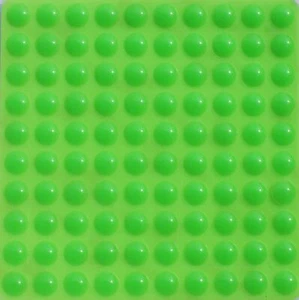 Tiny GREEN 3M RUBBER FEET self adhesive Sticky Pads SMALL BUMPONS, 6mm x 2mm - Picture 1 of 3
