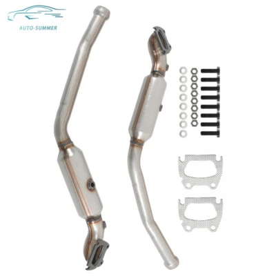 Pair of Left+Right Side Catalytic Converters For Dodge Durango 3.6L V6 2013-2019 - Image 1 of 4
