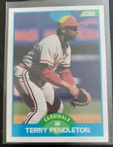 1989 Score #137 Terry Pendleton Error Card St. Louis Cardinals FREE ship RARE - Picture 1 of 3