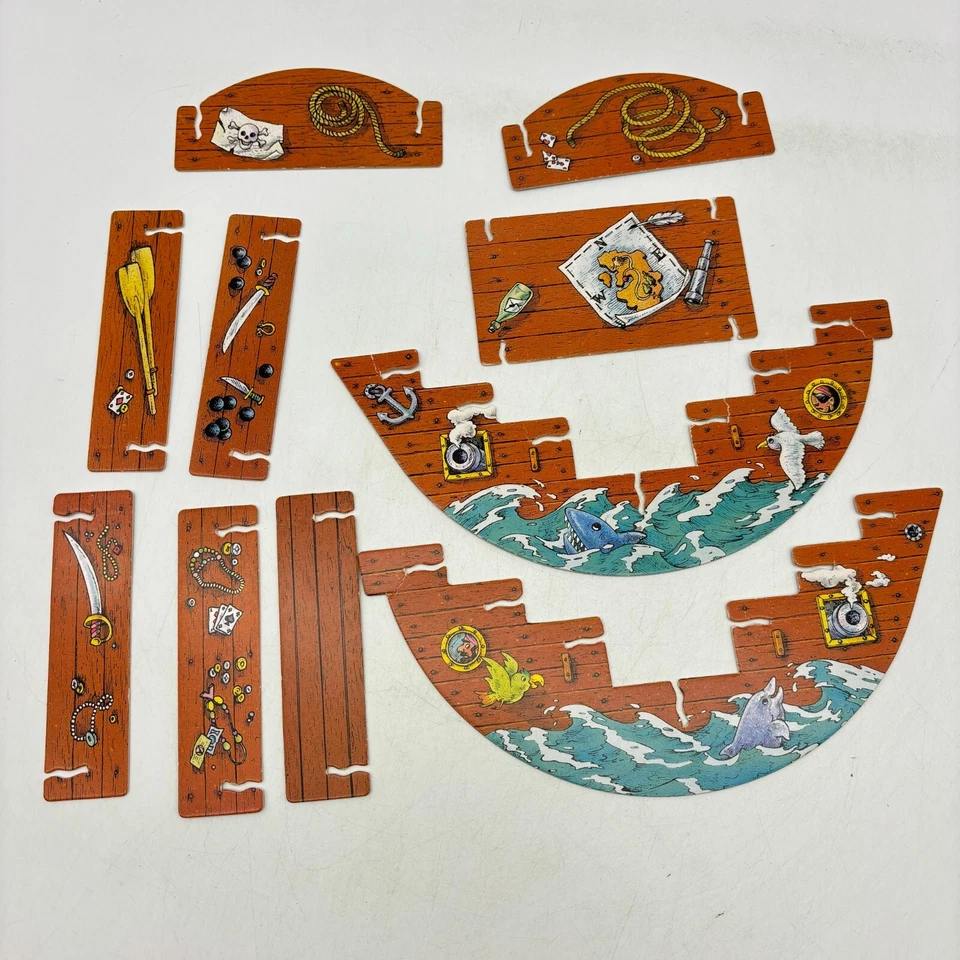 Tip the Ship Barco Pirata Completo 1994 Piezas de Repuesto Piezas Foto 1 de 1