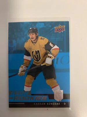 2022-23 Upper Deck Star Rookies Box Rookie RC BLUE Parallel KAEDAN KORCZAK #23 - Image 1 of 2