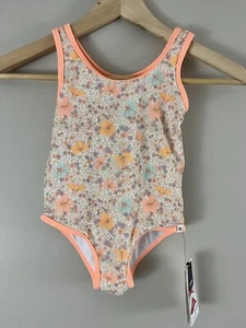 Rip Curl Girl’s Floral One Piece Swimsuit Size 3/4 NWT Surf Beach Swim Pool Lake - Picture 1 of 5