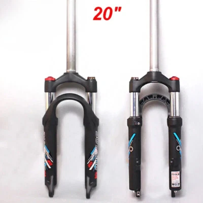 20ER Folding/BMX/MTB Bike Suspension Fork 1-1/8" Disc Brake Bicycle Forks - Image 1 of 4