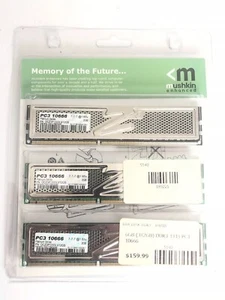 Memory/Ram Mushkin Enhanced 4gb 2x2gb DDR3-1333 PC3-10666 998585 DIMM desktop PC - Picture 1 of 2