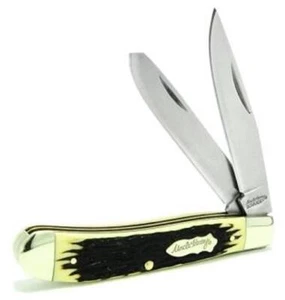 Schrade Uncle Henry 285UH Pro Trapper Folding Pocket Knife Clip Spay Point - Picture 1 of 1