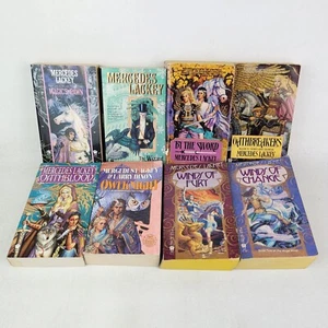 Lot of 8 Mercedes Lackey Paperbacks, Mixed Series Winds Owl Oath Mage Fantasy - Picture 1 of 15