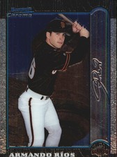 1999 (GIANTS) Bowman Chrome International #160 Armando Rios