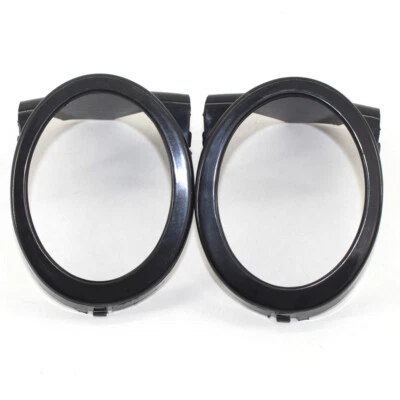 Car Fog Light Lamp Trim Ring Cover Fit for BMW E46 M3 01-06 Black L+R - Image 1 of 4