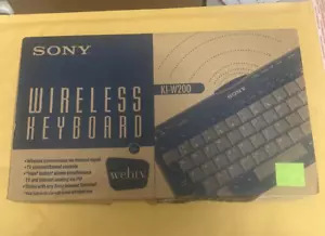 Sony WebTv Wireless Keyboard KI-W200 Model: SWK-8640 1997, Brand New! - Picture 1 of 7