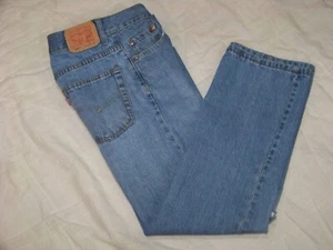 Boys Levi's 550 Distressed Jeans - Size 14 Slim (25 x 27) Relaxed - Picture 1 of 9