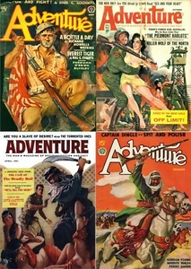Adventure - Stories of Adventure Nature Life Love - 221 Old Magazines on DVD - Imagen 1 de 12