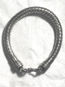 Sterling Tribal Snake Bracelet - Picture 1 of 5