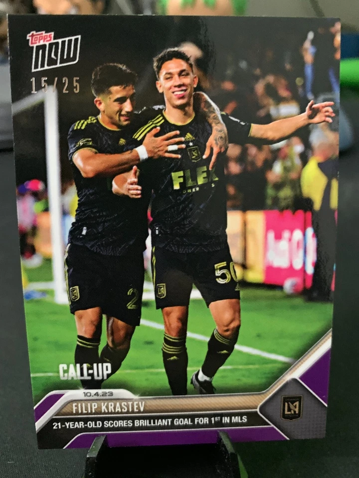 Filip Krastev Brilliant Goal - 2023 MLS TOPPS NOW Rookie Call-UP PARALLEL 15/25 - Image 1 of 1