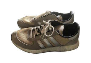 Adidas Original Marathon Tech G27416 Size 10 Gray/Gold/White Sneaker Shoes - Picture 1 of 7
