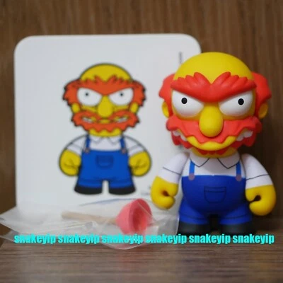 Kidrobot The Simpsons series 2 Grounds Keeper Willie Vinyl Figure MIB - Image 1 of 3