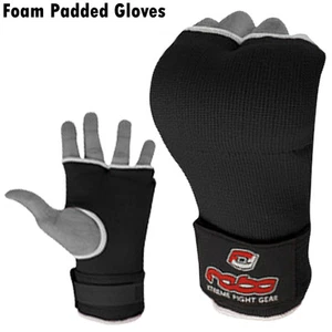 Guantes interiores de boxeo MMA envolturas de mano espuma acolchados entrenamiento vendajes guante Muay Thai - Imagen 1 de 2
