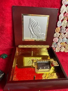 Vintage Mr Christmas Spieluhr Player mit 10 goldenen Discs mit Netzteil funktioniert gut - Bild 1 von 11