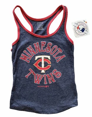 MLB Minnesota Twins Girls Shirt Tank Top Sz Small 6-6x Racerback Sleeveless  Foto 1 de 4