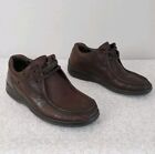 MEPHISTO Air-Jet Chukka Boots Men's 8 Moc Toe Loafer Lace Up Brown Leather Shoe