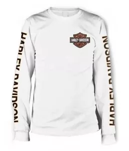 Harley--Davidson Long Sleeve Logo Vintage 3D All Over Printed Best Price S-5XL - Picture 1 of 3