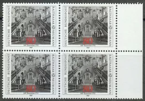Germany 1987 MNH Mi 1307 Sc 1497 Archbishop’s Residence at Wurzburg .Block ** - Picture 1 of 2