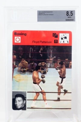 1977-79 Sportscaster  Floyd Patterson Muhammad Ali series 18 # 18-13 BGS 8.5 - Image 1 of 2