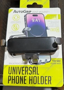 Support téléphone universel Bracketron AutoGrip Vent Mount - NEUF - Photo 1 sur 2