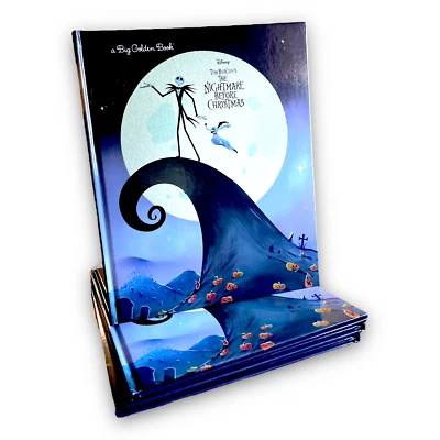 Big Golden Book Disney The Nightmare Before Christmas Hardcover NEW - Image 1 of 2